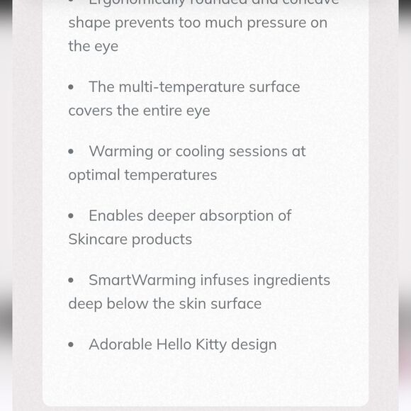 Geske X Hello Kitty Warm & Cool Eye Energizer 6-in-1 Depuffing Device - Picture 13 of 14